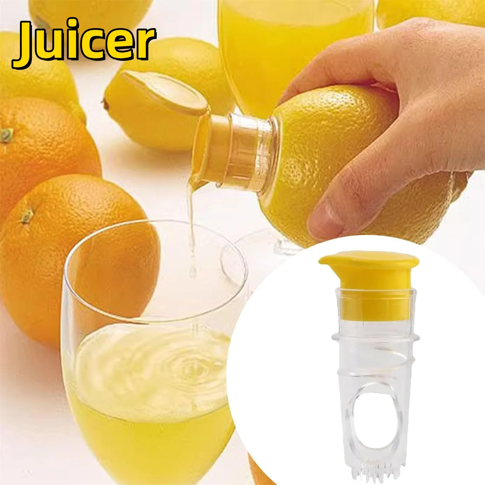 Kitchen Gadgets Juicer - NEW Plastic Manual Citrus Juicer Mini