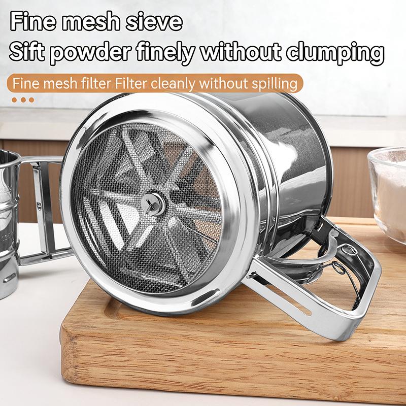 Stainless Steel Flour Sieve Cu - Kitchen Hand Gadgets review and price