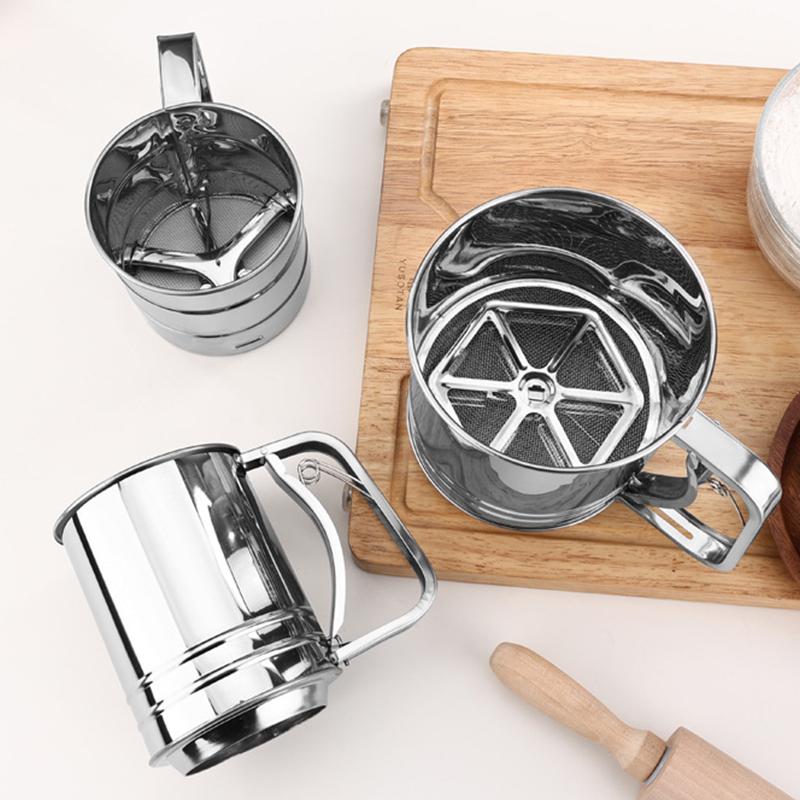 Stainless Steel Flour Sieve Cu - Kitchen Hand Gadgets review and price