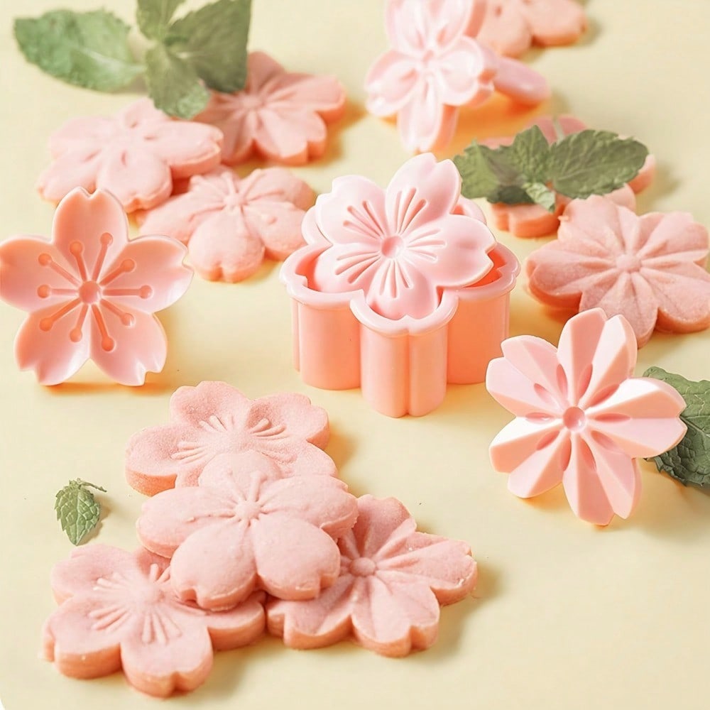 5pcs/set Cherry Blossom Cookie - Kitchen Hand Gadgets review and price