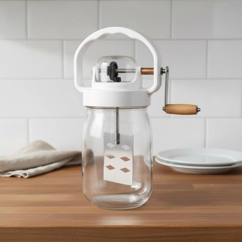 Manual Butter Churner Easy to  - Kitchen Hand Gadgets review and price