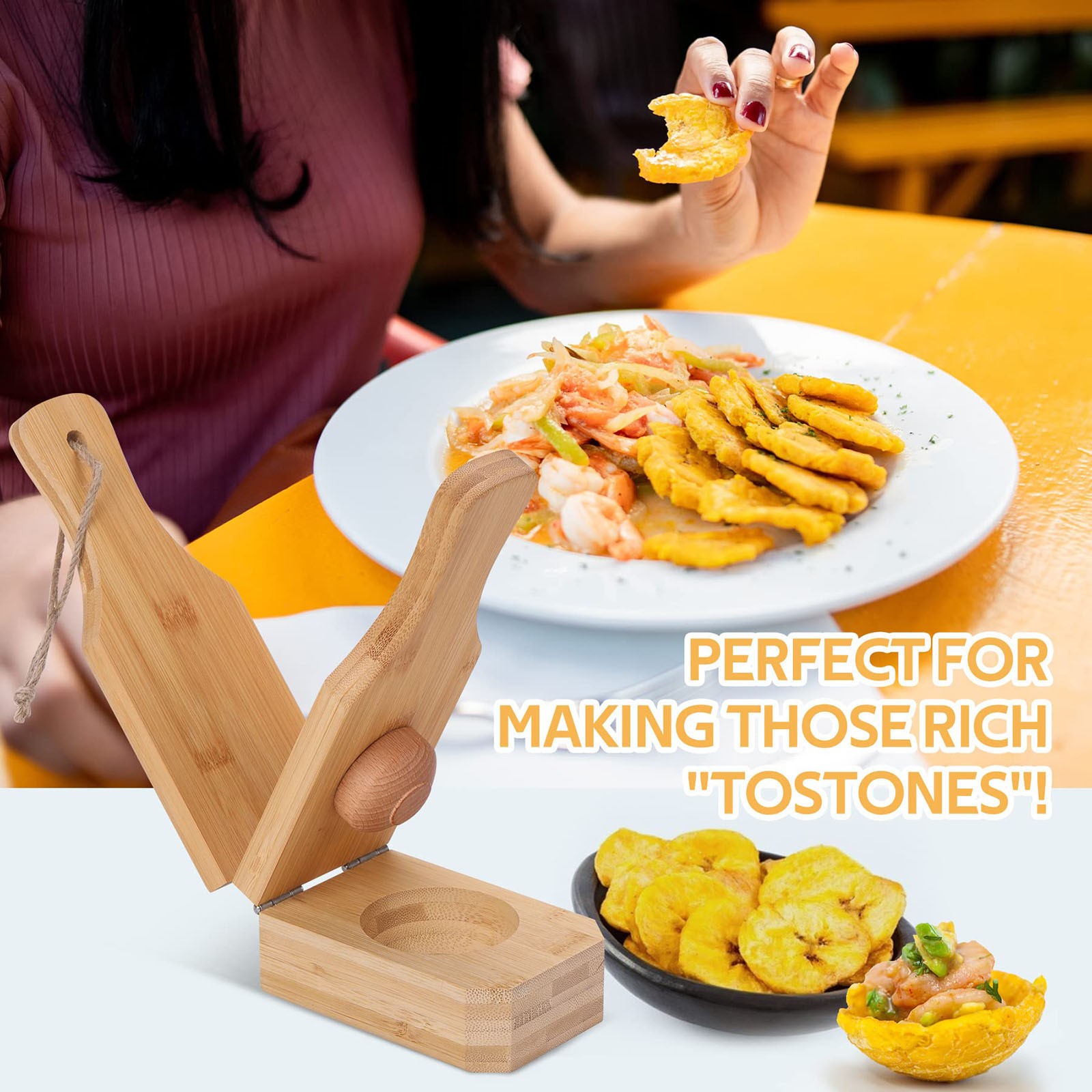 Banana Pancake Maker Hand Pres - Kitchen Hand Gadgets review and price