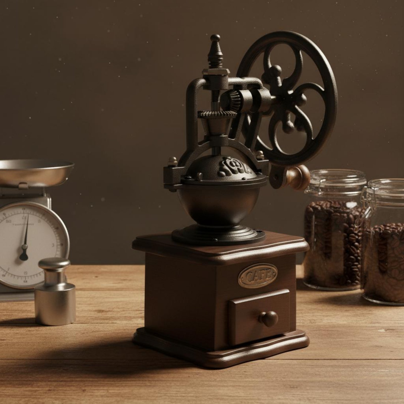 Manual Amusement Wheel Coffee  - Kitchen Gadgets Vintage review and price