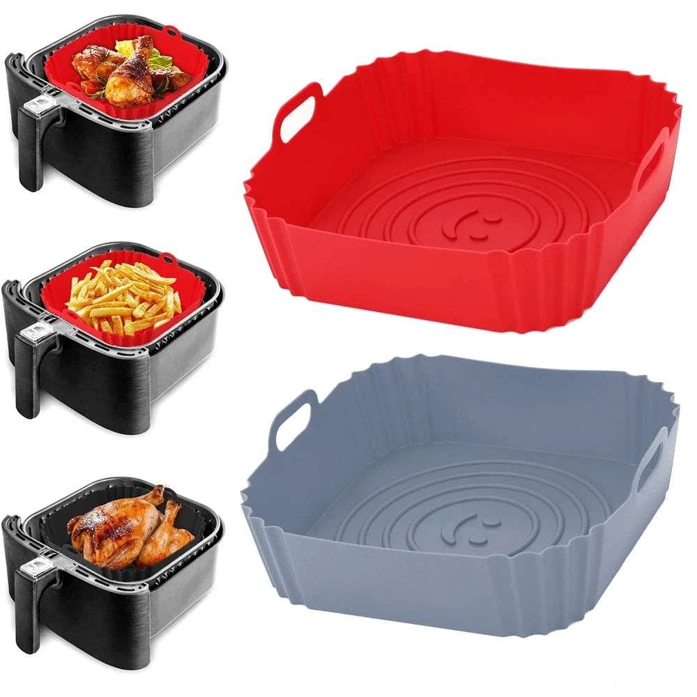 1PC Reusable Airfryer Pan Line - Air Fryer Accessories review and price