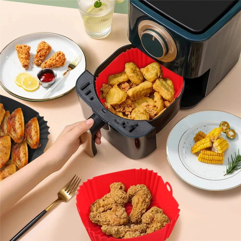 1PC Reusable Airfryer Pan Line - Air Fryer Accessories review and price
