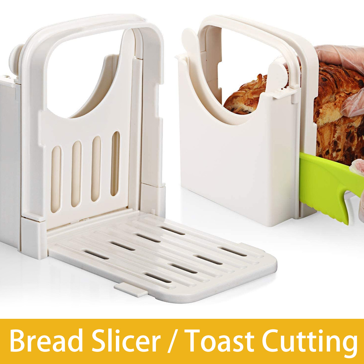 Toast Slicer Tool Foldable Bre - Kitchen Gadgets Guide review and price