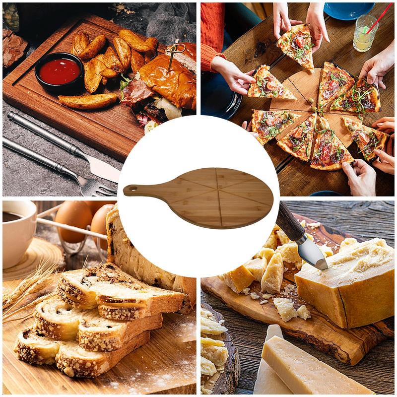 Pizza Cutting Board Wooden Rou - Kitchen Gadgets Guide review and price