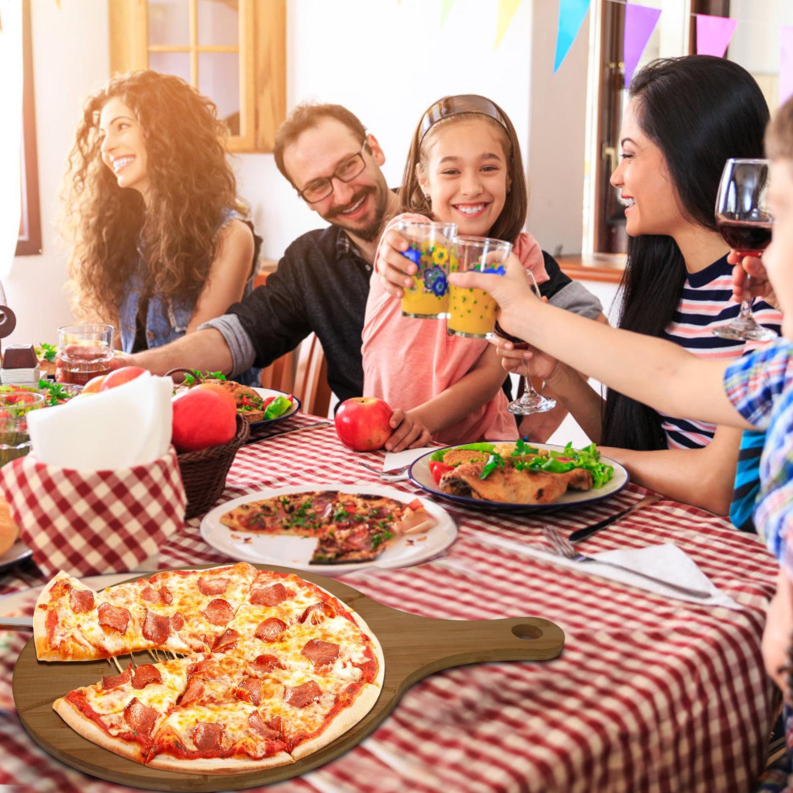Pizza Cutting Board Wooden Rou - Kitchen Gadgets Guide review and price