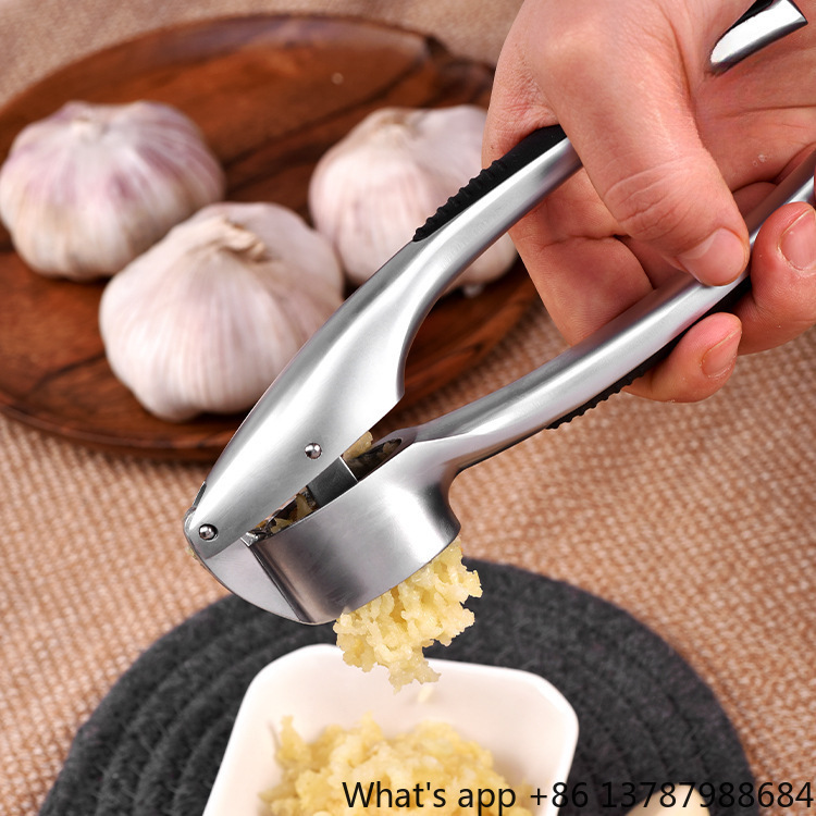 Zinc Alloy Garlic Press, Hand- - Kitchen Hand Gadgets review and price