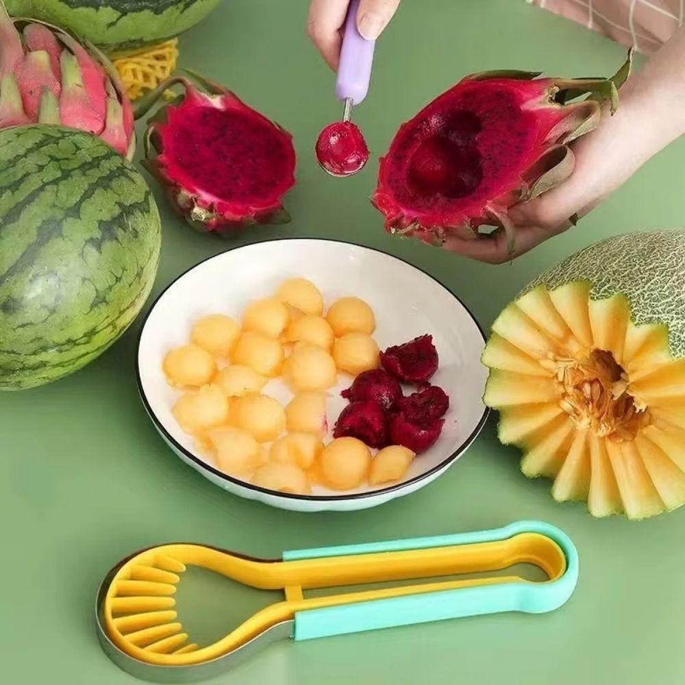 3 in 1 Melon Scoops Double-Hea - Kitchen Gadgets Peeler review and price