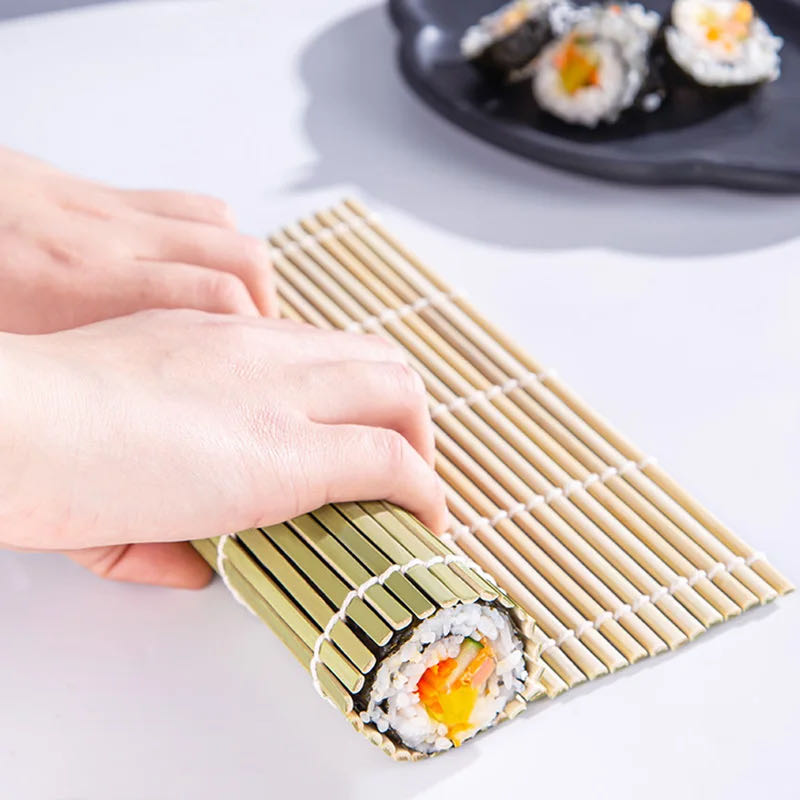 DIY Bamboo Sushi Maker Rolling - Kitchen Hand Gadgets review and price