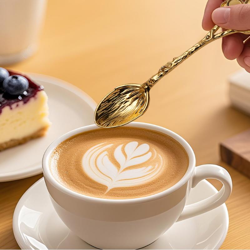 1Pc Metal Dessert Coffee Spoon - Kitchen Gadgets Vintage review and price