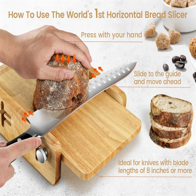 Bread Slicer Guide Horizontal  - Kitchen Gadgets Guide review and price