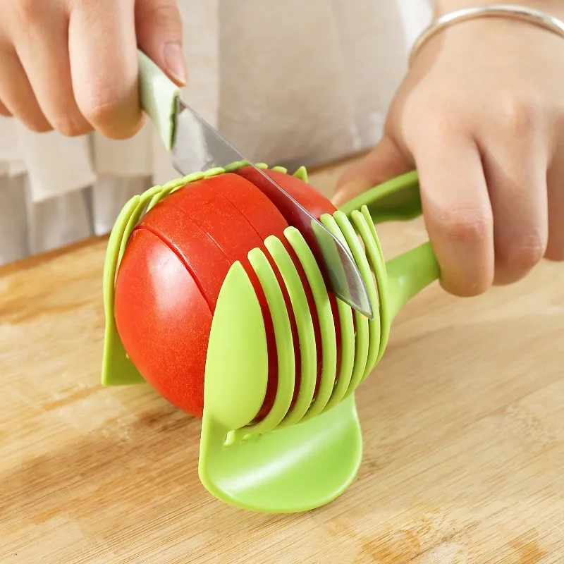 Non-Slip Tomato Slicer Guide F - Kitchen Gadgets Guide review and price